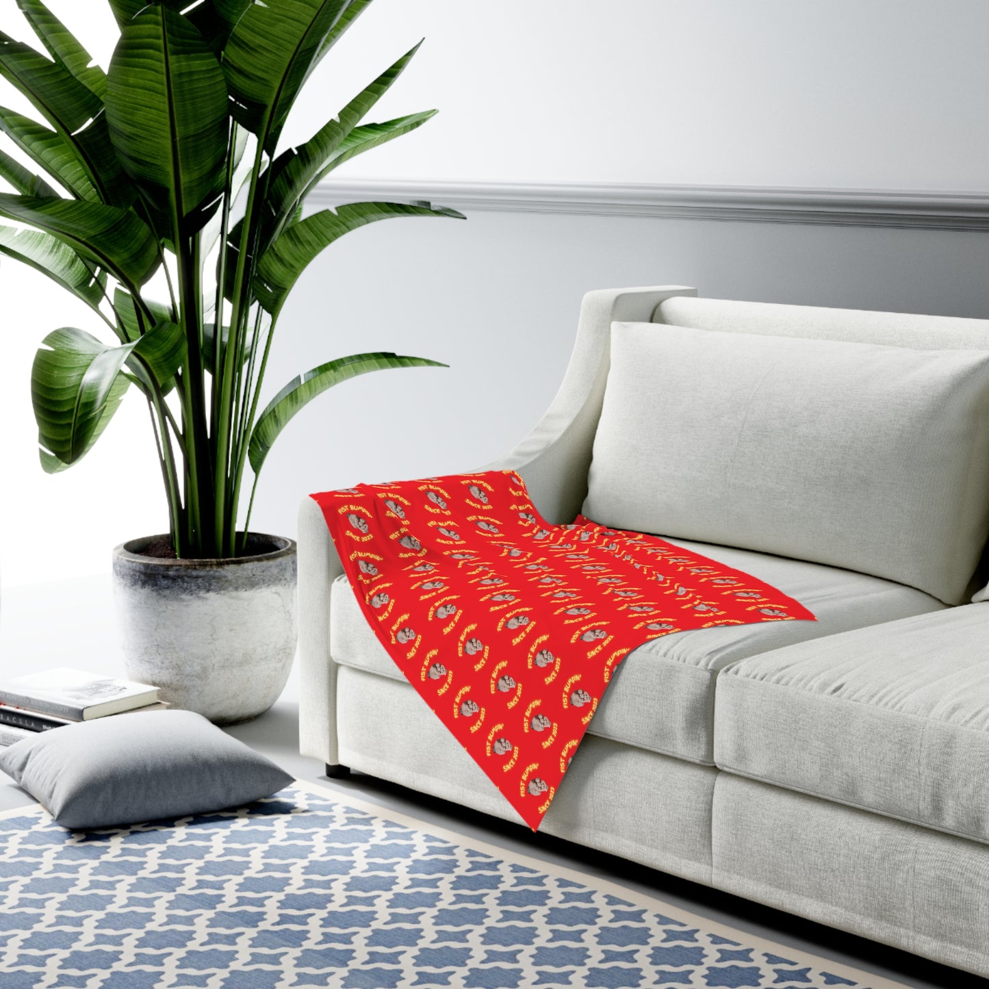 Kansas City Gold on Red Fist Bumpin’ Since 2024 Baby Swaddle Blanket