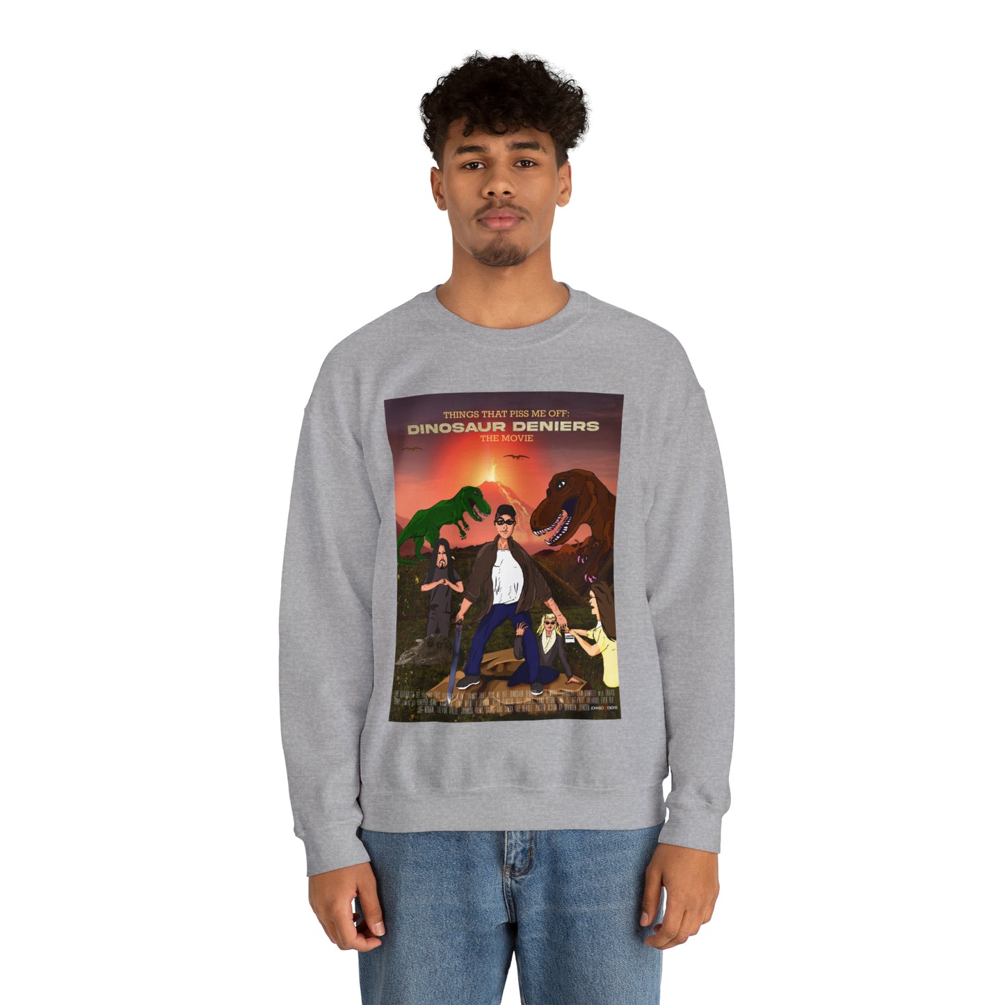 Dinosaur Deniers: The Movie Unisex Heavy Blend™ Crewneck Sweatshirt