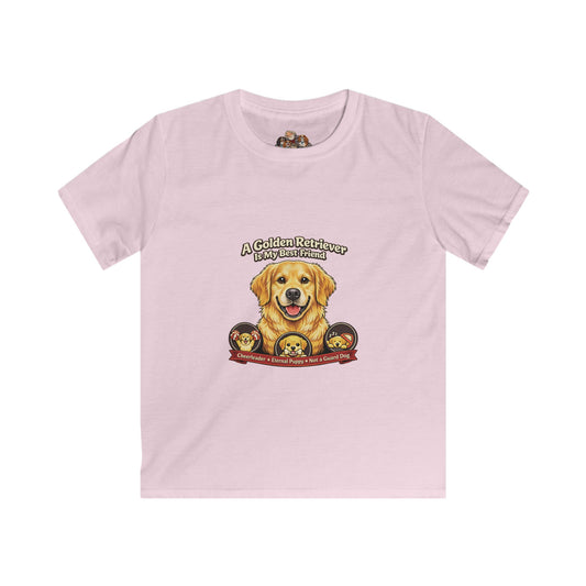 Child A Golden Retriever is my Best Friend -- Pet Lover T-Shirt