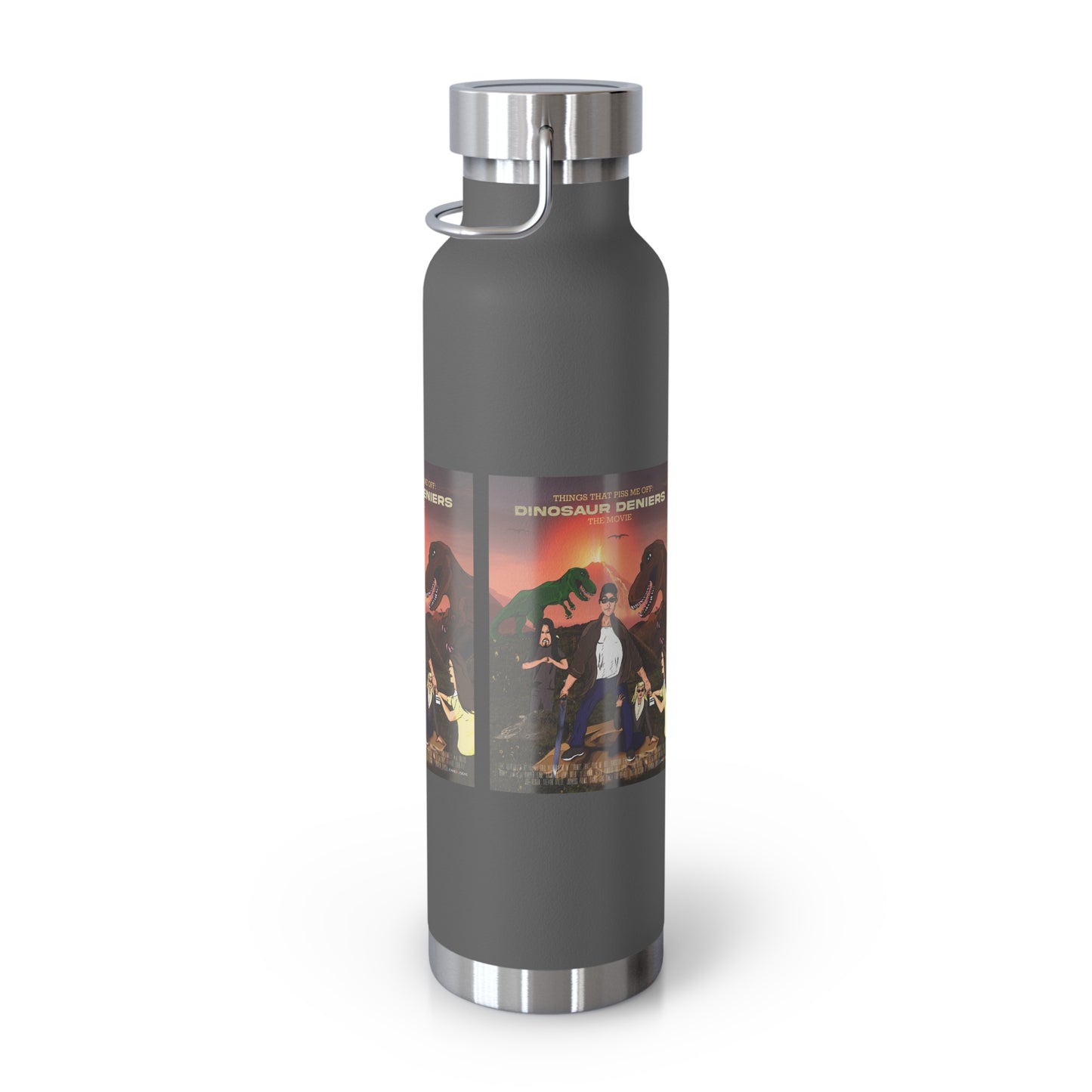 Dinosaur Deniers: The Movie Copper Vacuum Insulated Bottle, 22oz