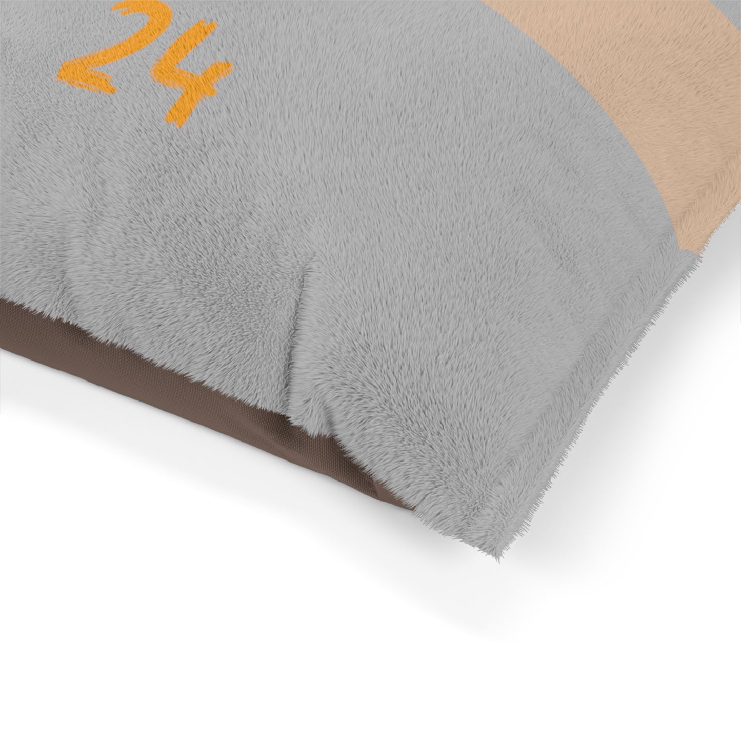 Tan Paw Fist Bumpin’ Since ‘24 Light Grey Pet Bed