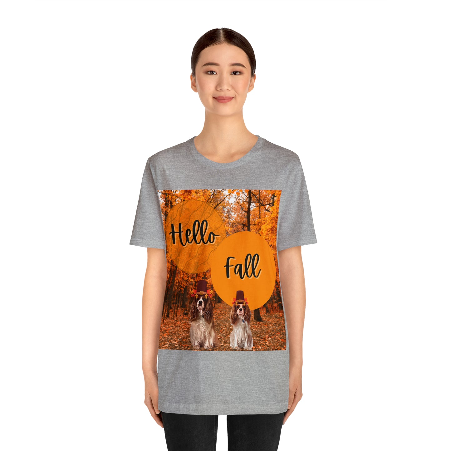 Barney and Opie Hello Fall Unisex Jersey Short Sleeve Tee