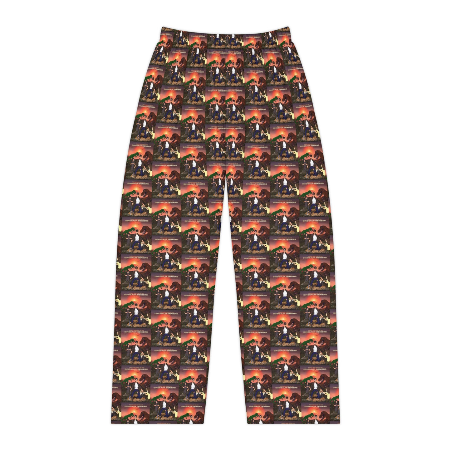 Dinosaur Deniers:The Movie Women's Pajama Pants (AOP)