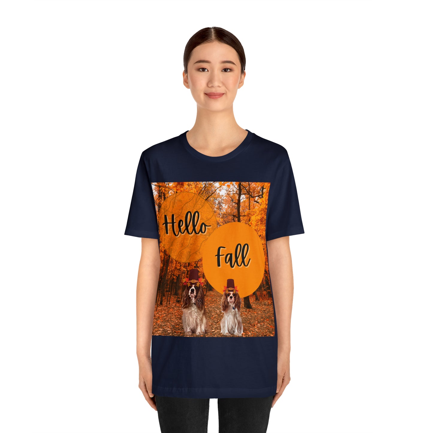 Barney and Opie Hello Fall Unisex Jersey Short Sleeve Tee