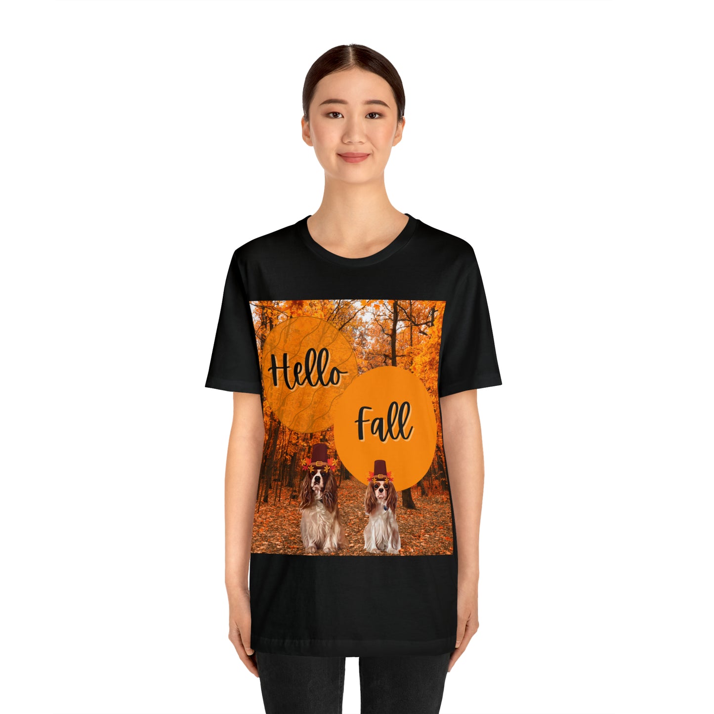 Barney and Opie Hello Fall Unisex Jersey Short Sleeve Tee