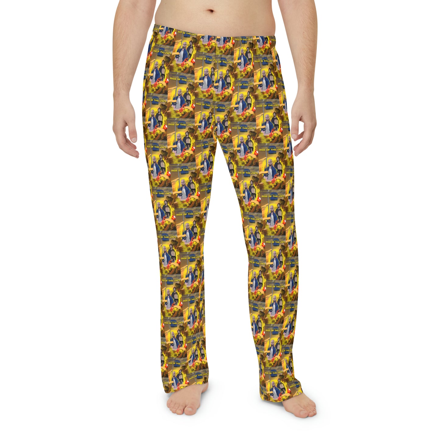 Rise Of The JW's Men's Pajama Pants (AOP)