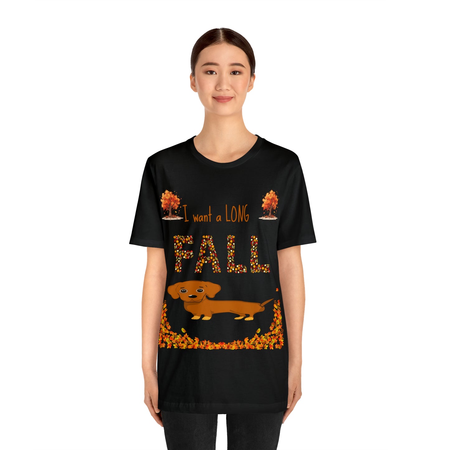 I Want A Long Fall Unisex Jersey Short Sleeve Tee