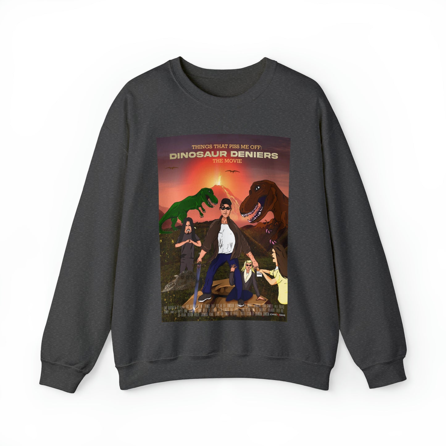 Dinosaur Deniers: The Movie Unisex Heavy Blend™ Crewneck Sweatshirt