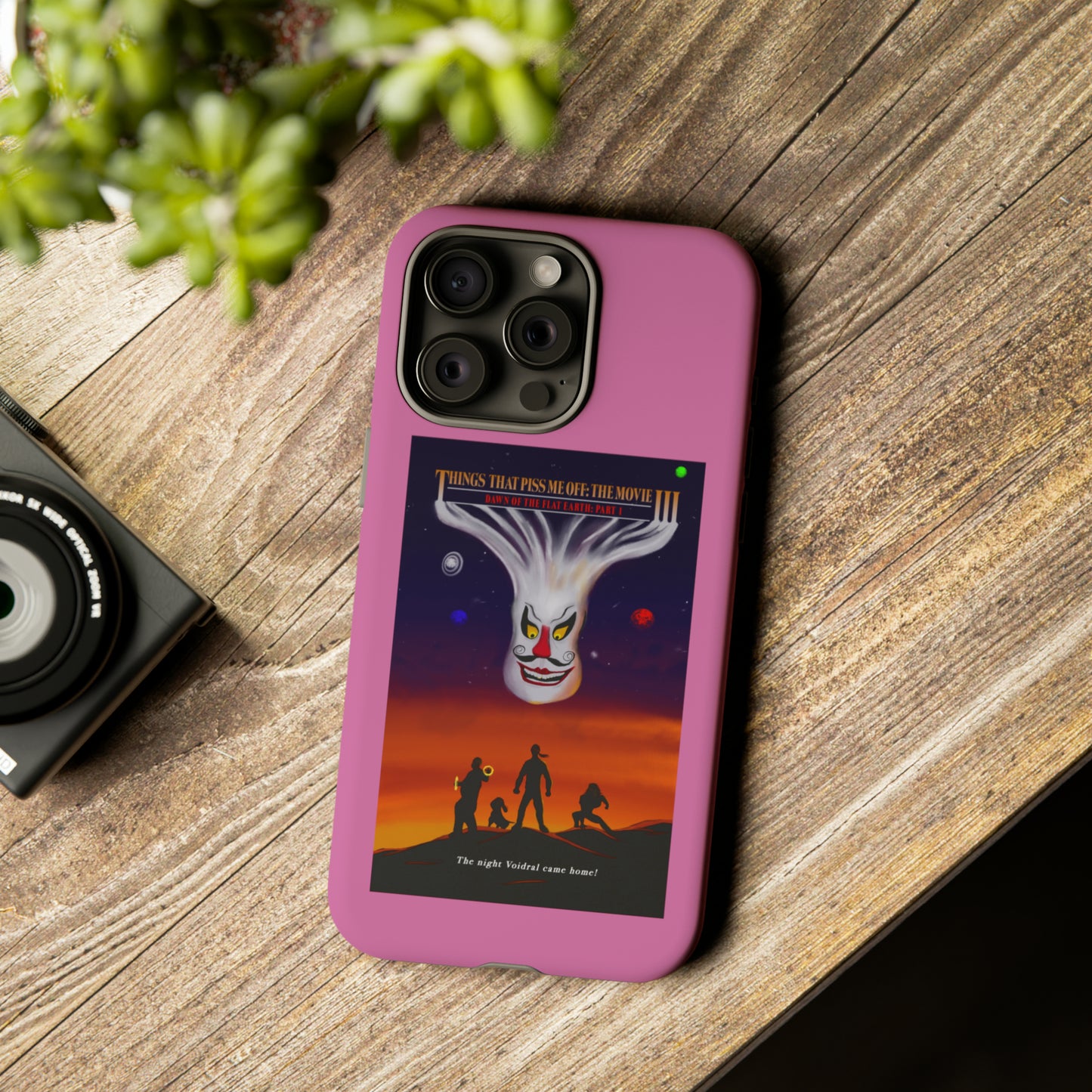 Dawn Of The Flat Earth: Part I Tough Phone Case (light pink)