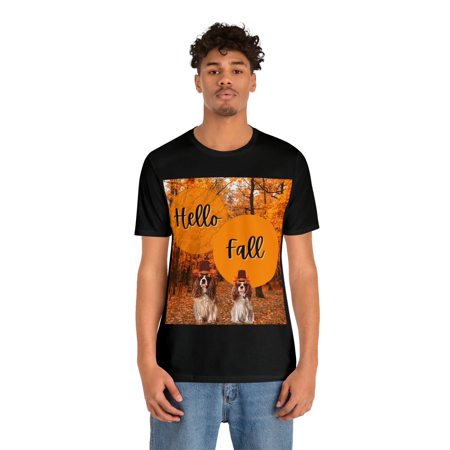 Barney and Opie Hello Fall Unisex Jersey Short Sleeve Tee
