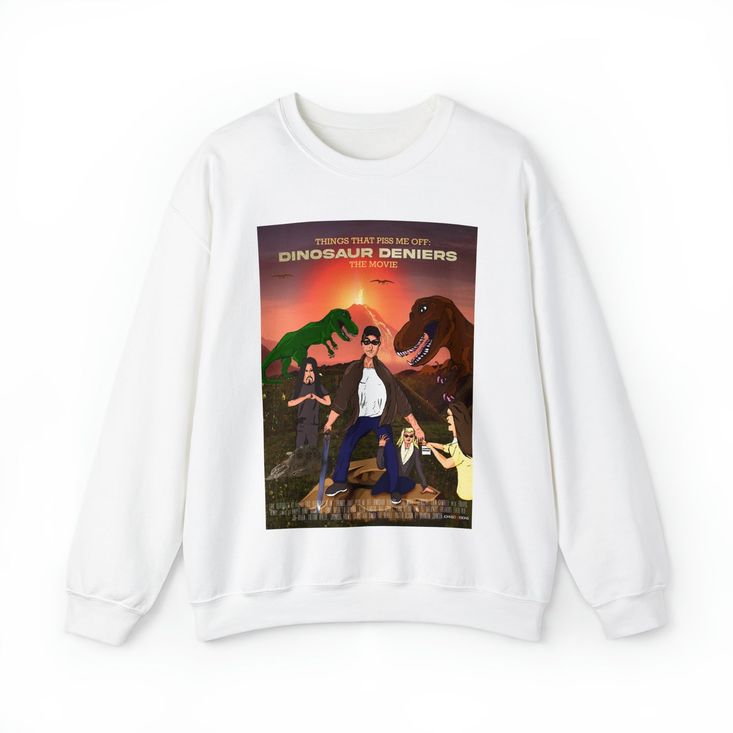Dinosaur Deniers: The Movie Unisex Heavy Blend™ Crewneck Sweatshirt