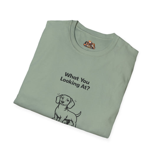 What You Looking At? — Black And White Minimalist Family Collection For Adult Dog Lovers