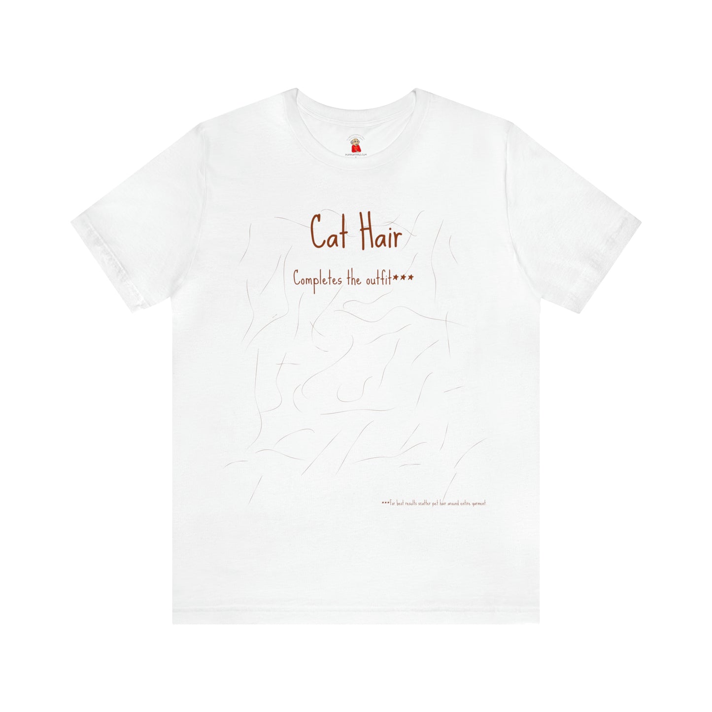 Rusty Cat Hair Completes The Outfit Unisex Jersey Short Sleeve Tee