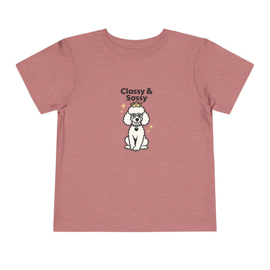 Classy & Sassy -- Toddler Dog Lover Tee