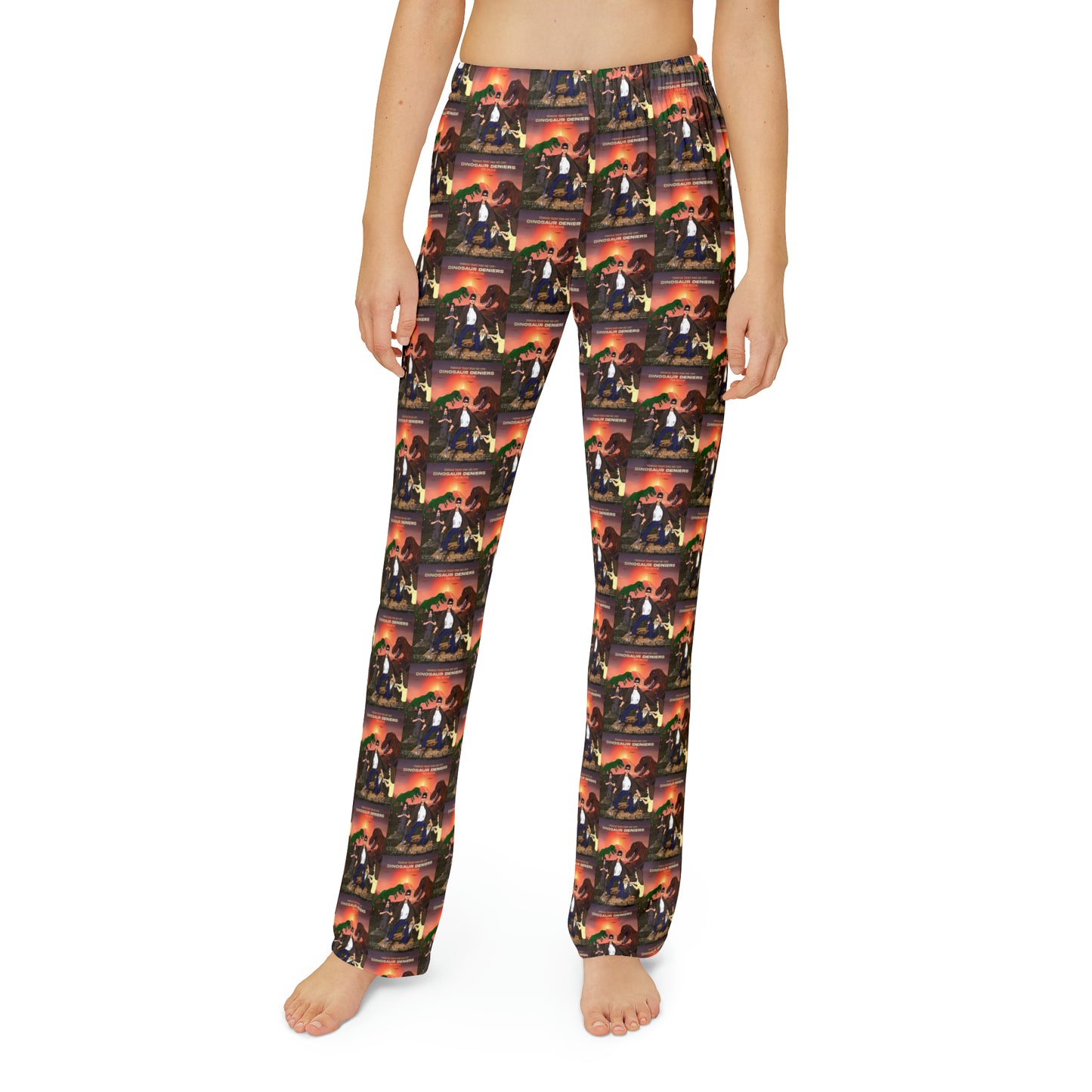 Dinosaur Deniers: The Movie Kids Pajama Pants (AOP)