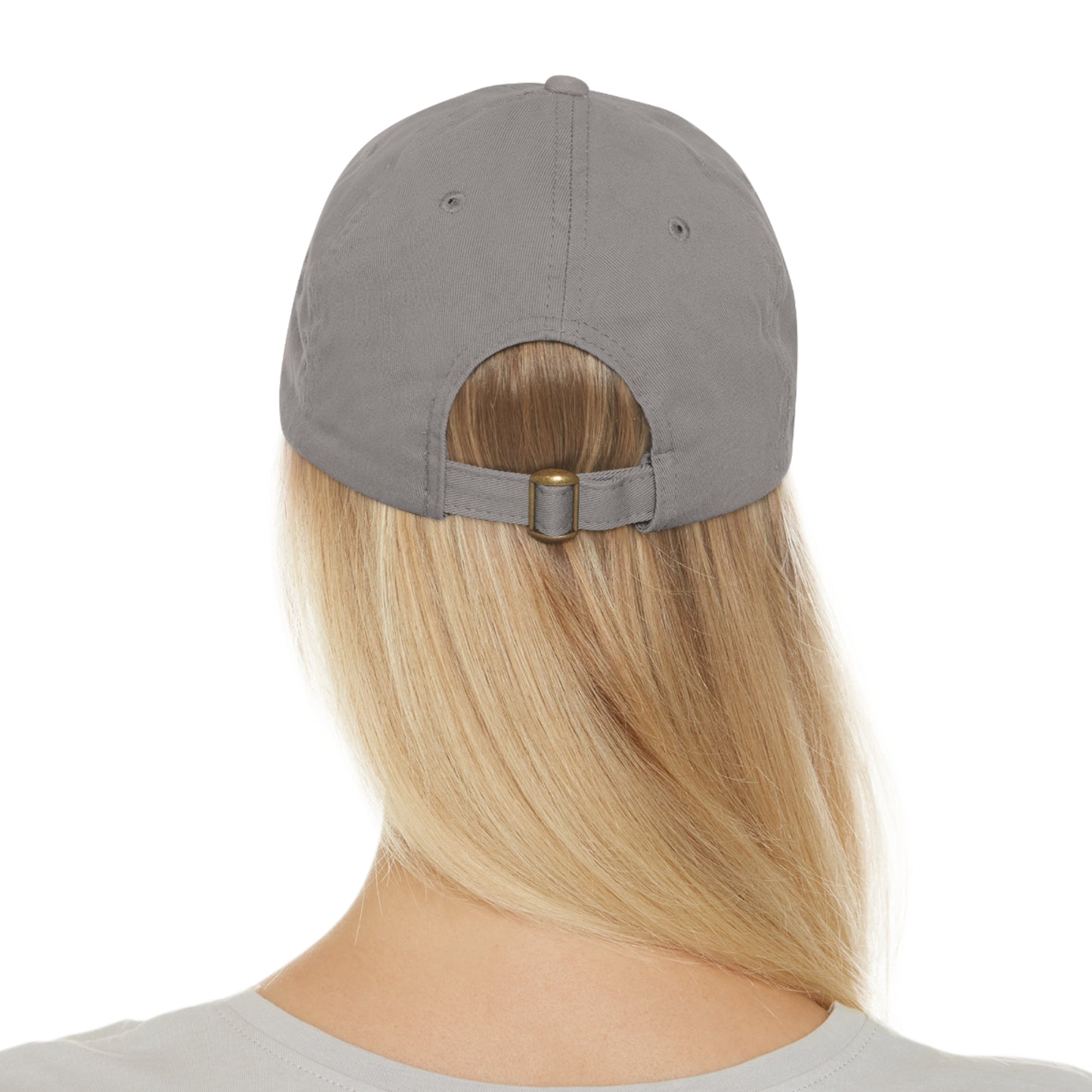 Baby Girl Fist Bumpin’ Since 2023 Hat with Leather Patch (Rectangle)