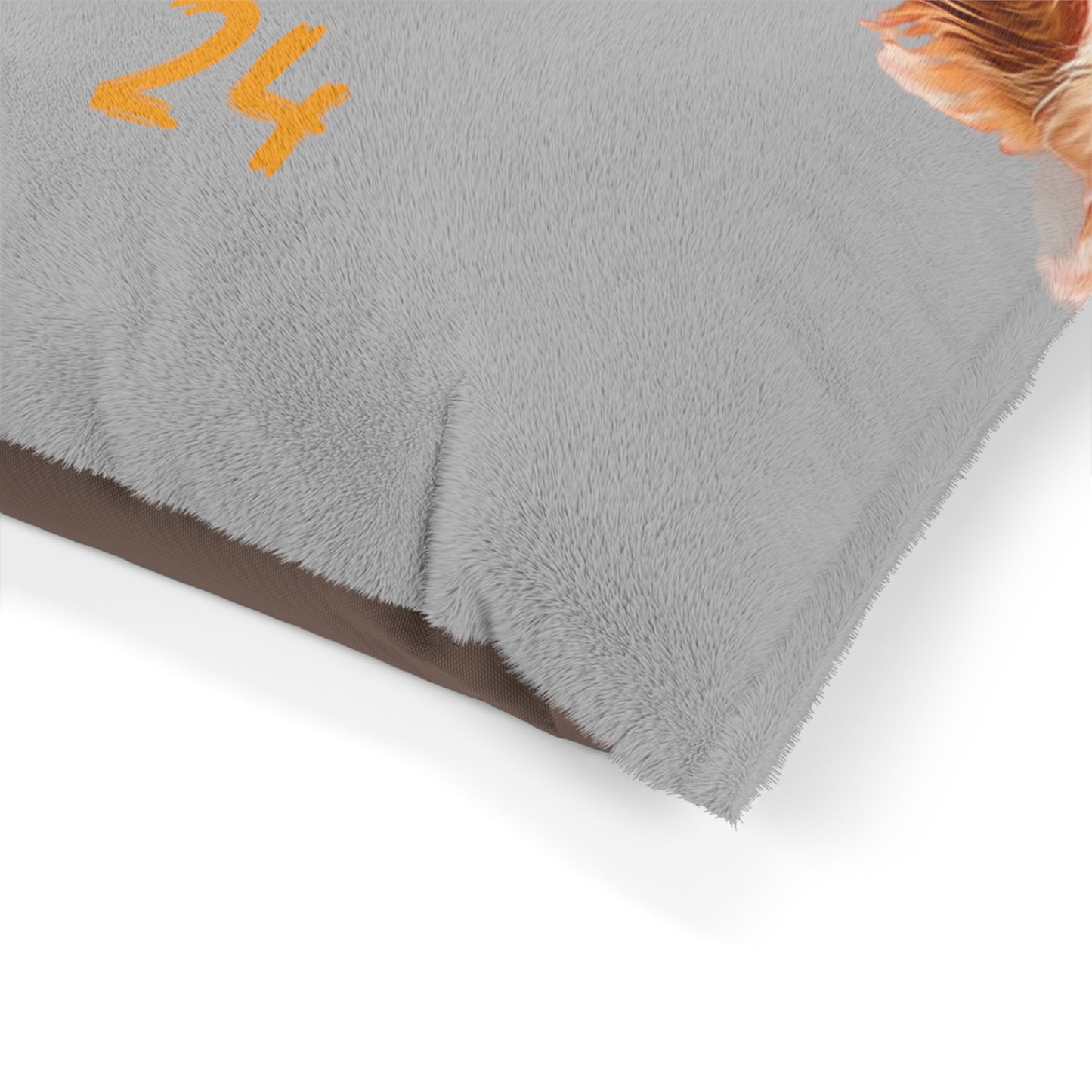 Golden Retriever Fist Bumpin’ Since ‘24 Light Grey Pet Bed