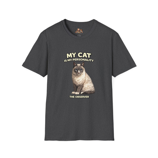 My Cat Is My Personality – "The Observer" – Personalized Custom Cat Shirt