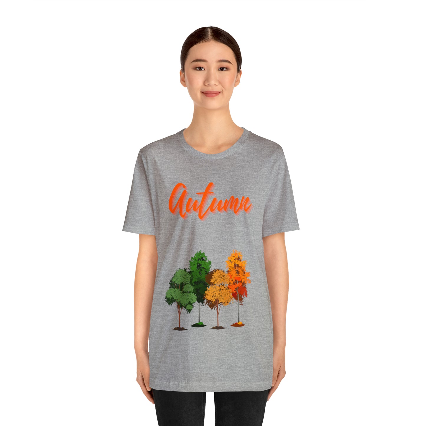 Autumn Trees Unisex Jersey Short Sleeve Tee