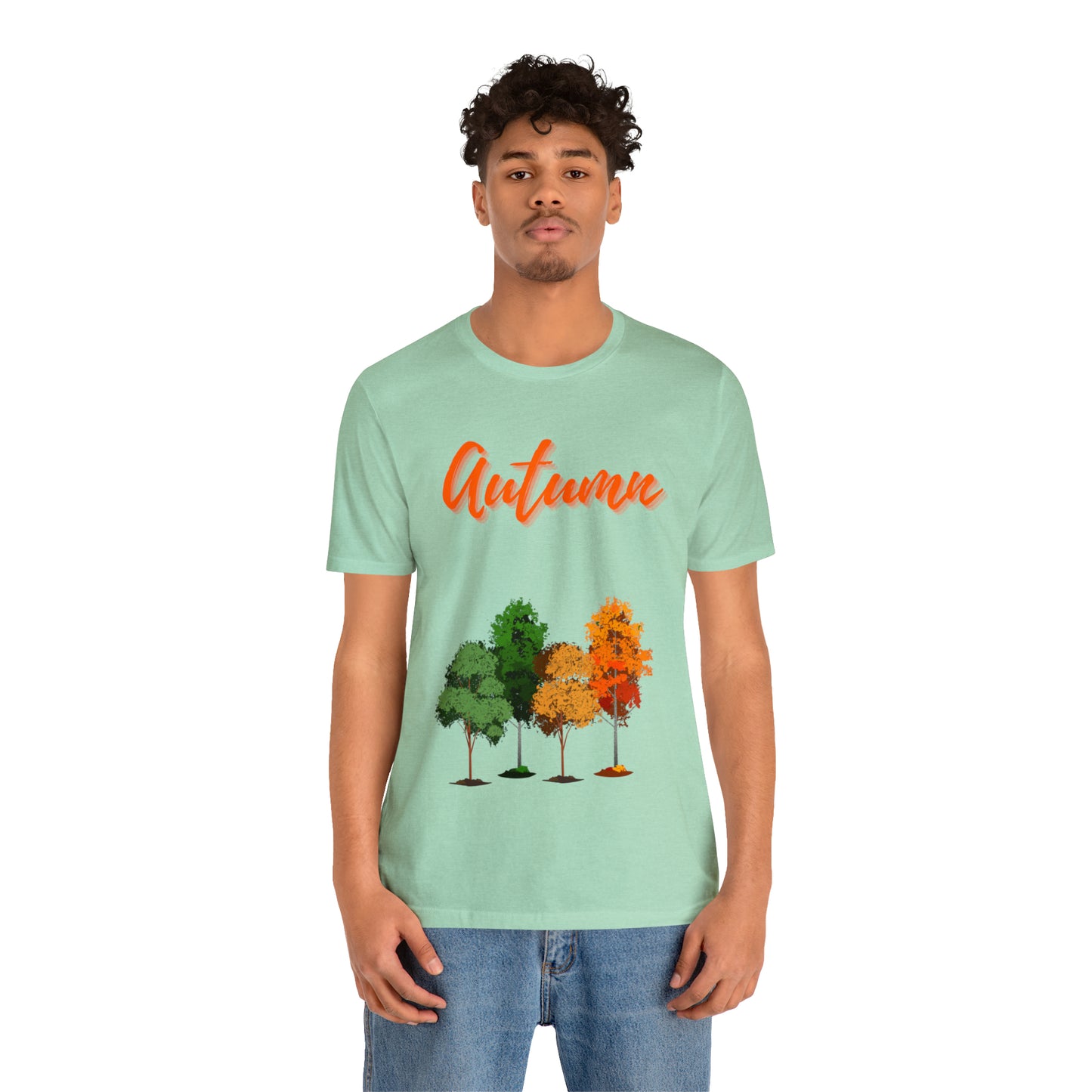 Autumn Trees Unisex Jersey Short Sleeve Tee