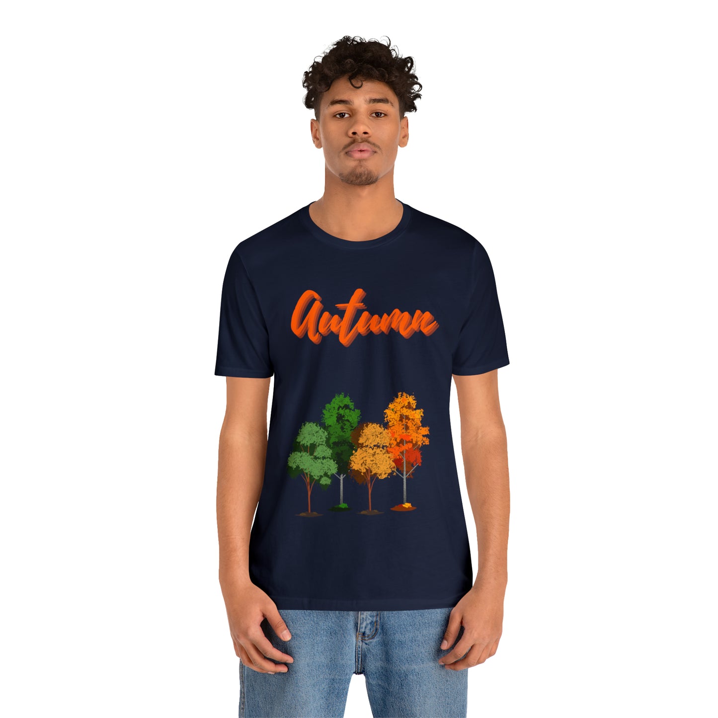 Autumn Trees Unisex Jersey Short Sleeve Tee