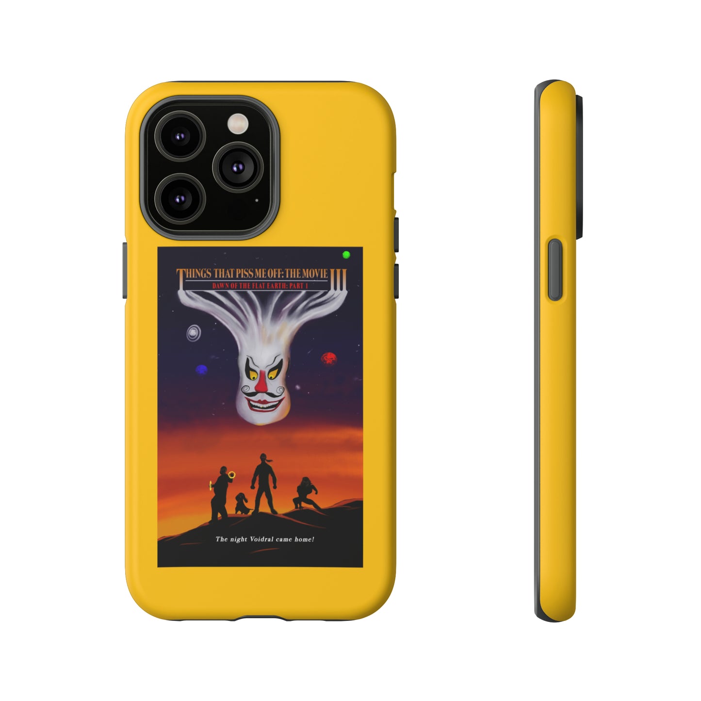 Dawn Of The Flat Earth: Part I Tough Phone Case (yellow)