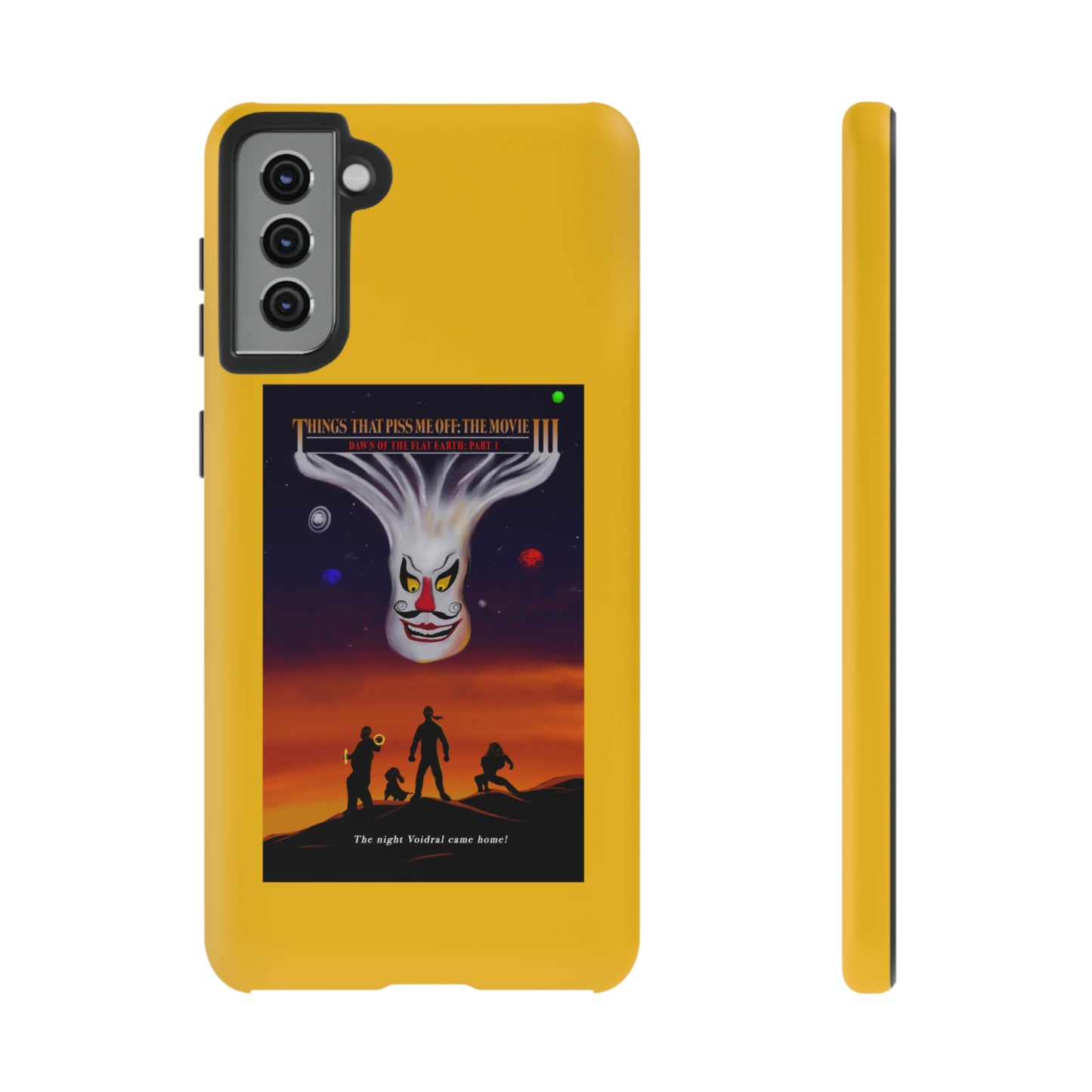 Dawn Of The Flat Earth: Part I Tough Phone Case (yellow)