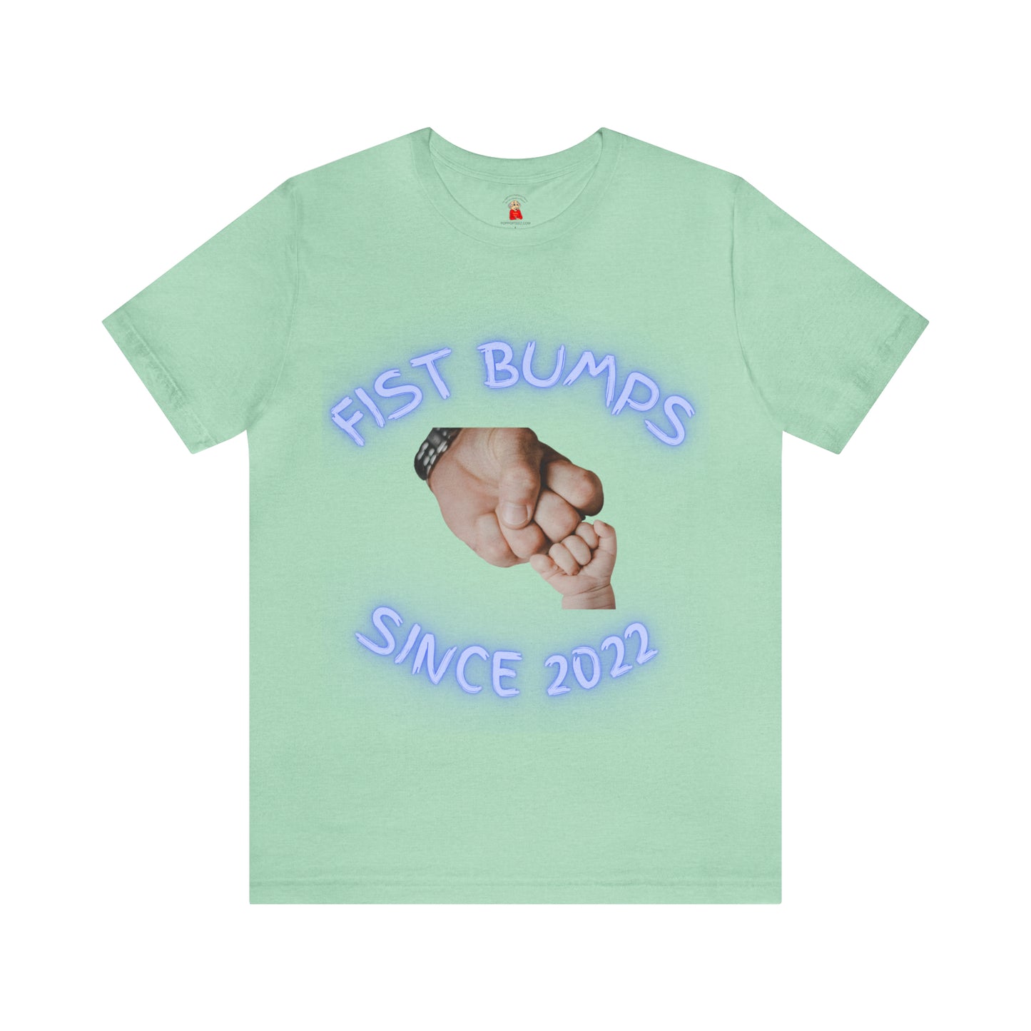 Baby Boy Blue Fist Bumpin Since 2022 Unisex Jersey Short Sleeve Tee
