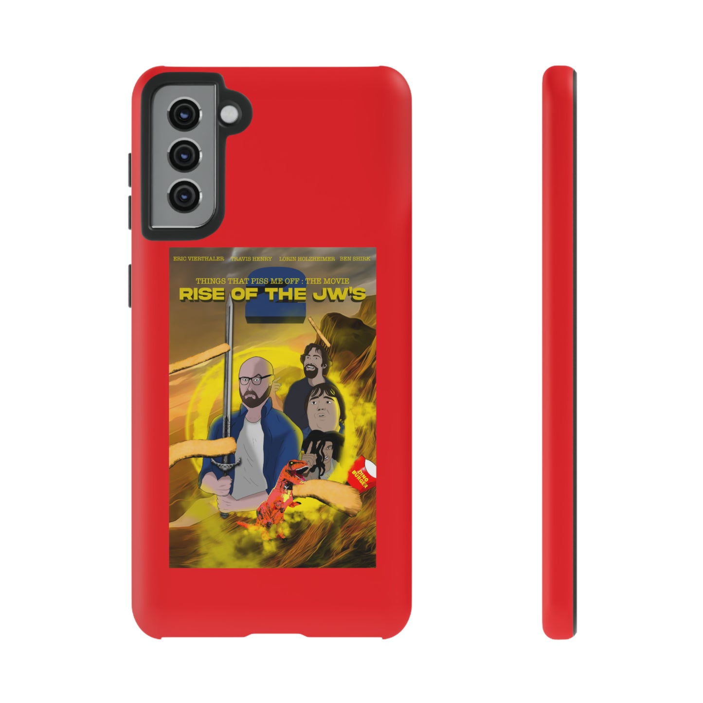Rise Of The JW's Tough Phone Case (red)