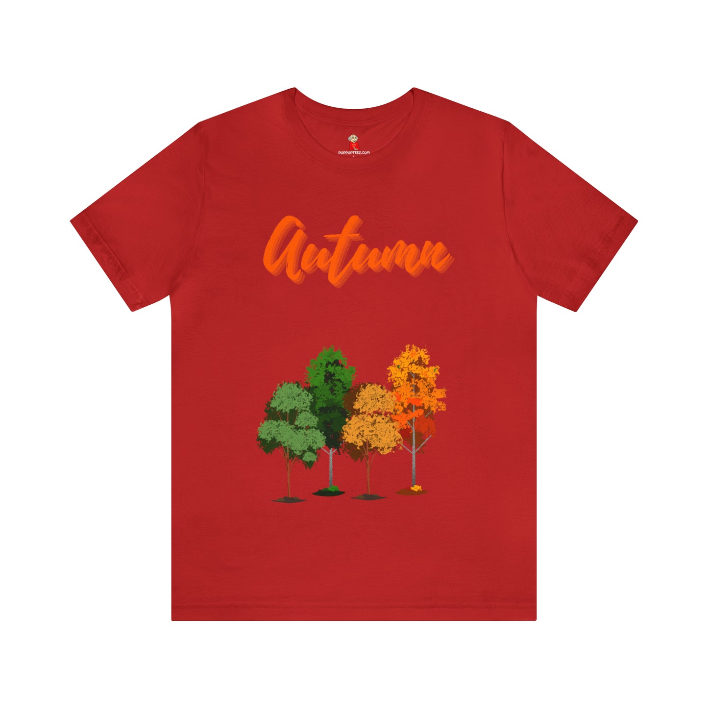 Autumn Trees Unisex Jersey Short Sleeve Tee