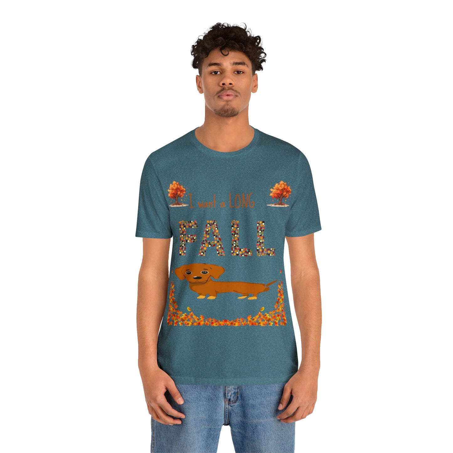I Want A Long Fall Unisex Jersey Short Sleeve Tee