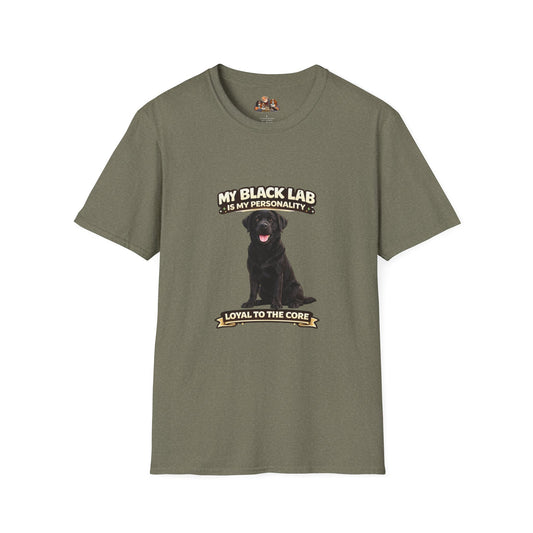My Black Lab Is My Personality – Loyal To The Core – Personalized Dog Breed Shirt