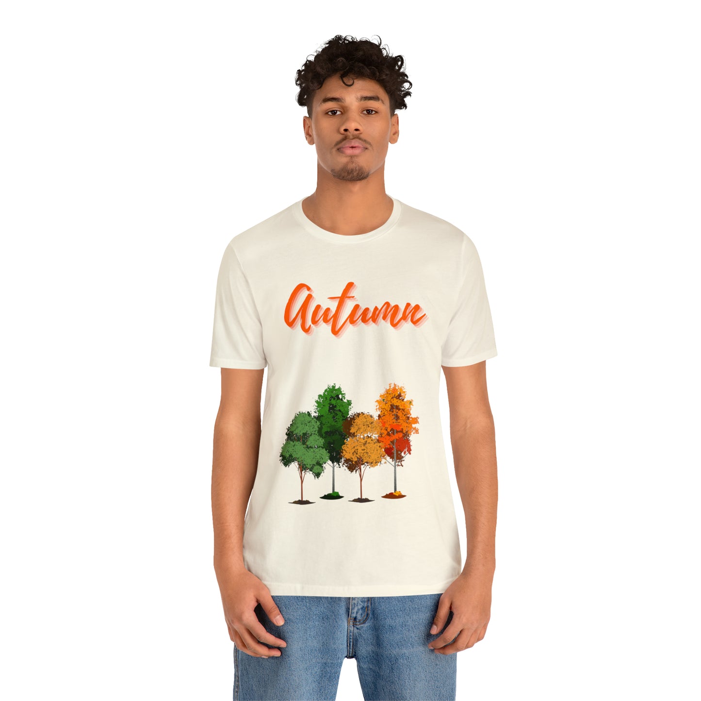 Autumn Trees Unisex Jersey Short Sleeve Tee