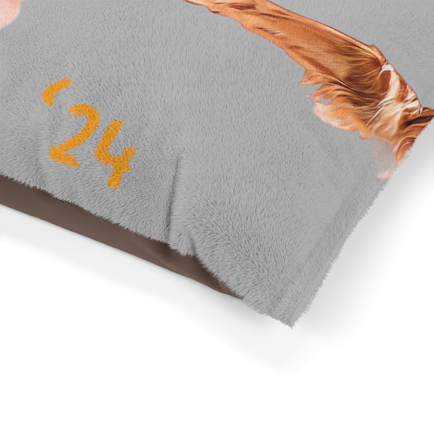 Golden Retriever Fist Bumpin’ Since ‘24 Light Grey Pet Bed