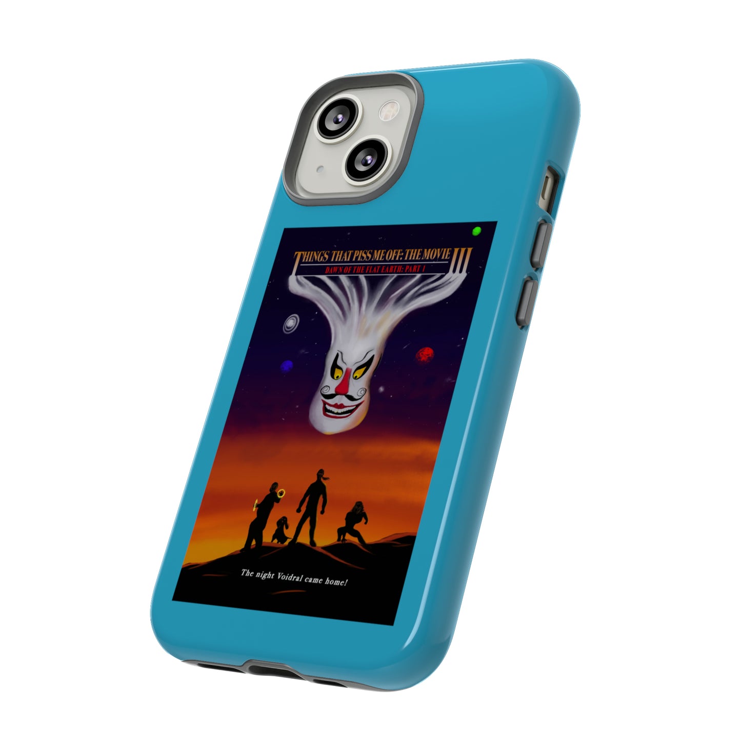 Dawn Of The Flat Earth: Part I Tough Phone Case (turquoise)