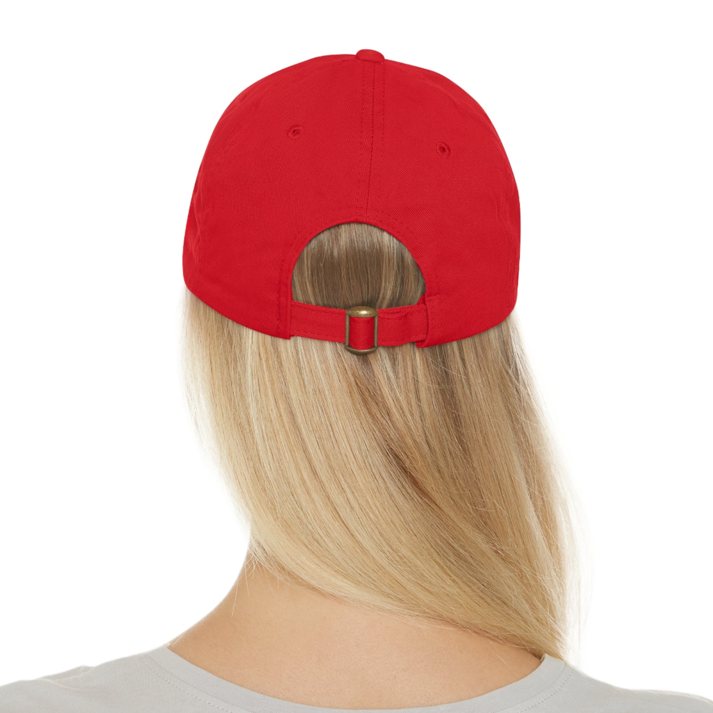 Baby Girl Fist Bumpin’ Since 2023 Hat with Leather Patch (Rectangle)