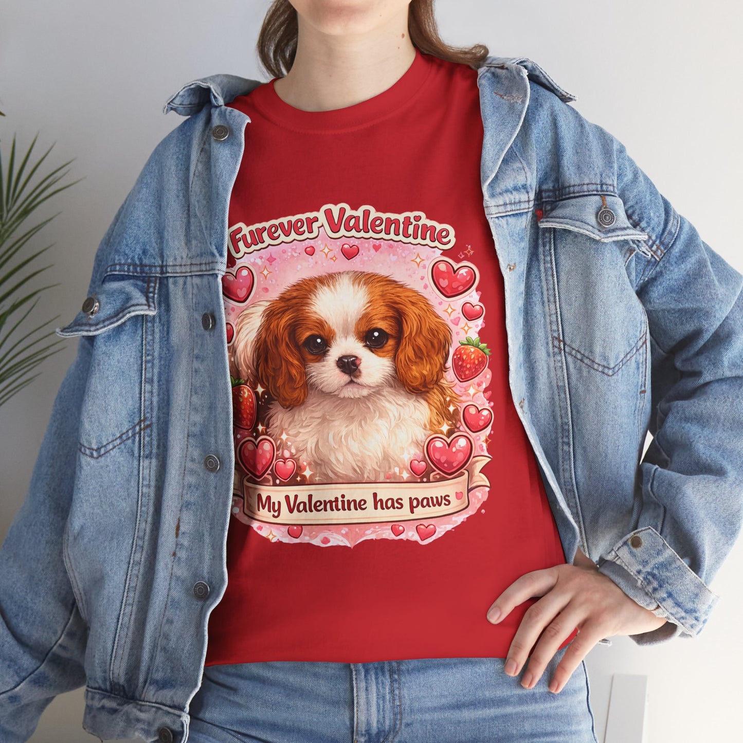 Furever Valentine - Puppy Love Has Paws – Pet Lover Valentine's Day T-Shirt