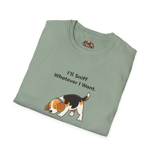 I'll Sniff Whatever I Want — Soft-Color Minimalist Family Collection For Adult Dog Lovers
