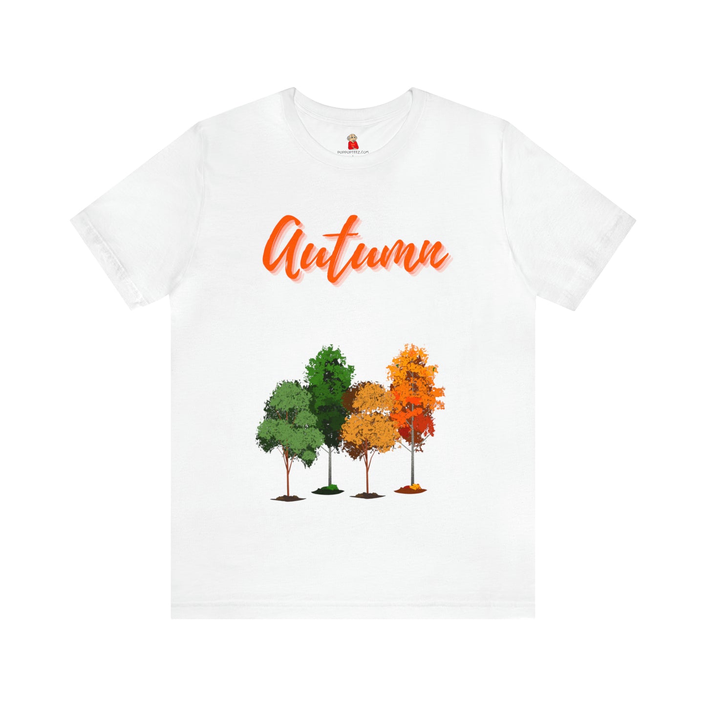 Autumn Trees Unisex Jersey Short Sleeve Tee