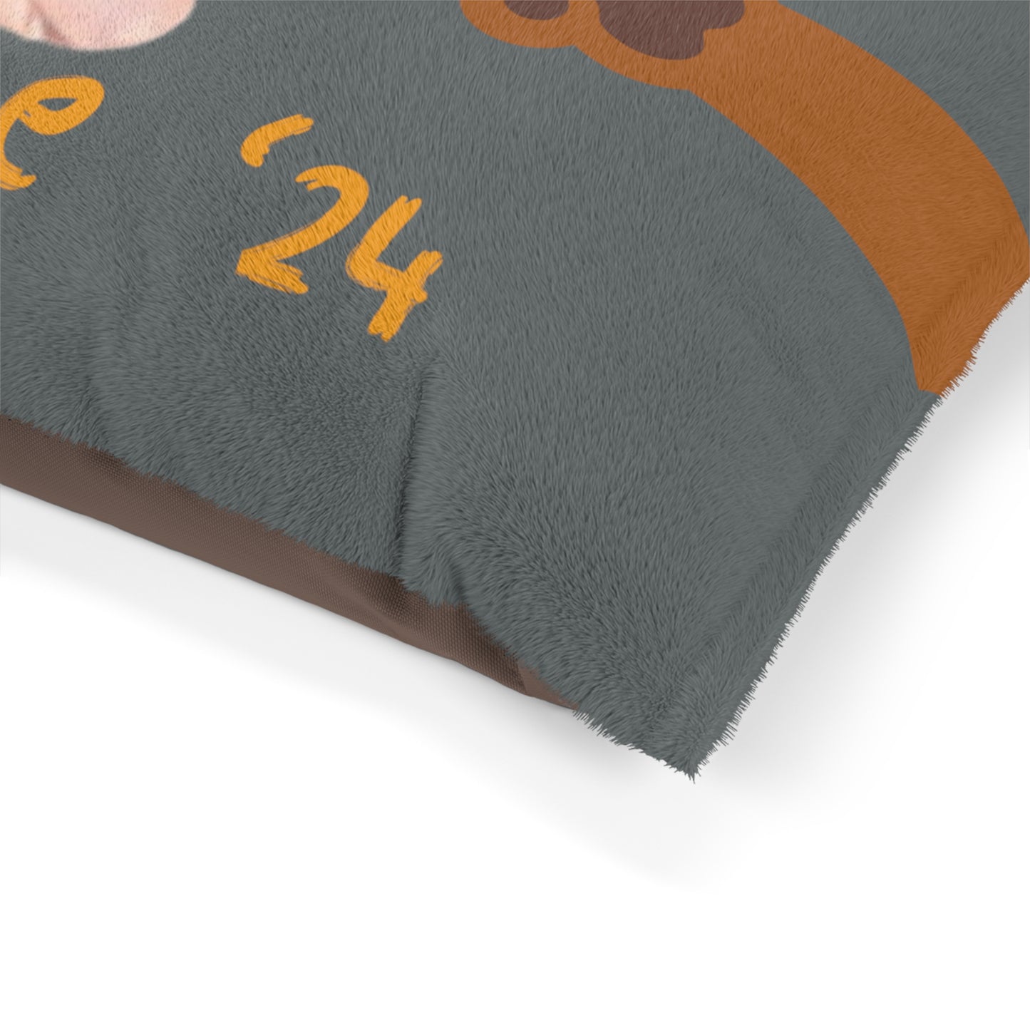 Blenheim Brown Paw Fist Bumpin’ Since ‘24 Dark Grey Pet Bed
