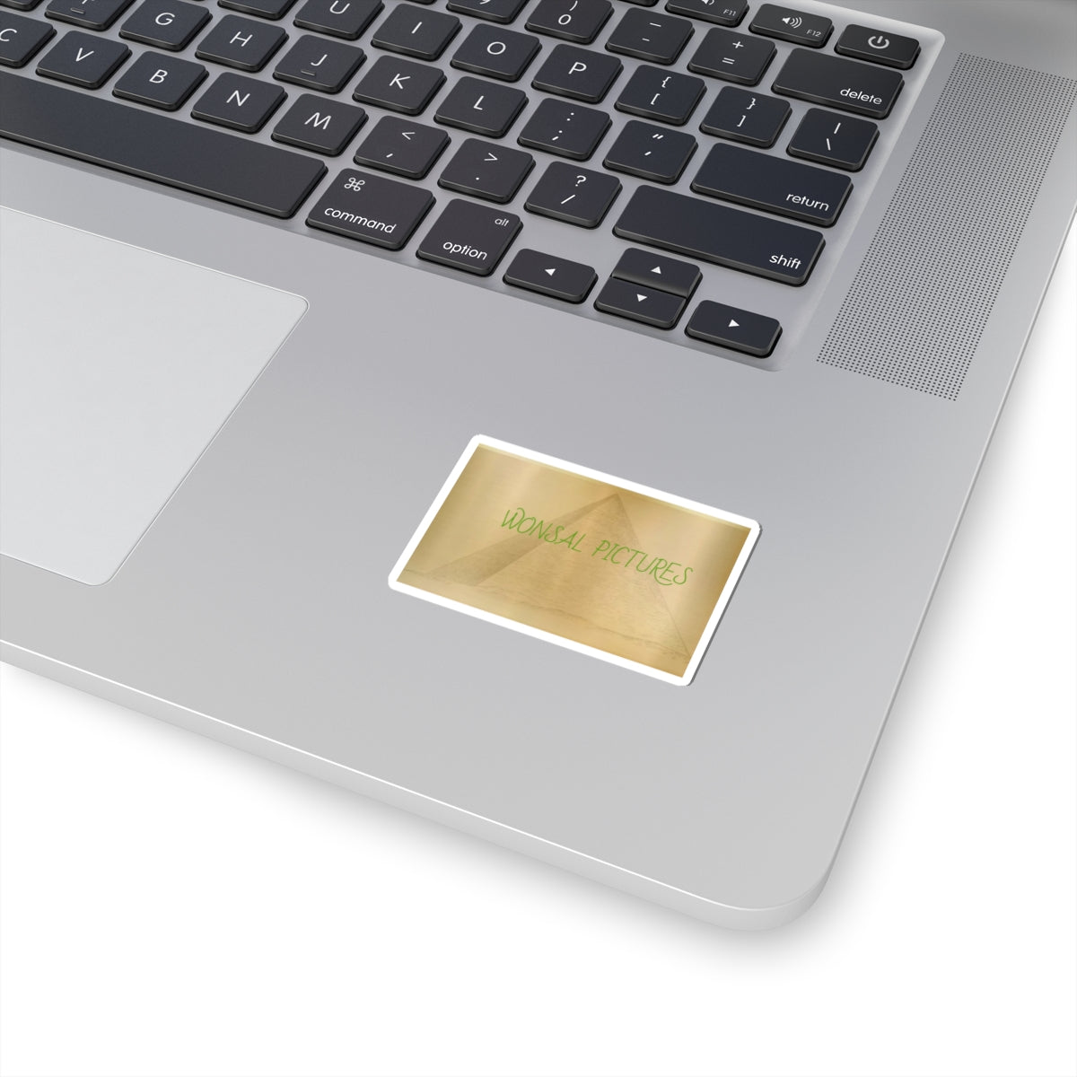 Wonsal Pictures Kiss-Cut Stickers, Minimalist Decor, Laptop Brand Stickers, Gold Aesthetic, Unique Gift Ideas