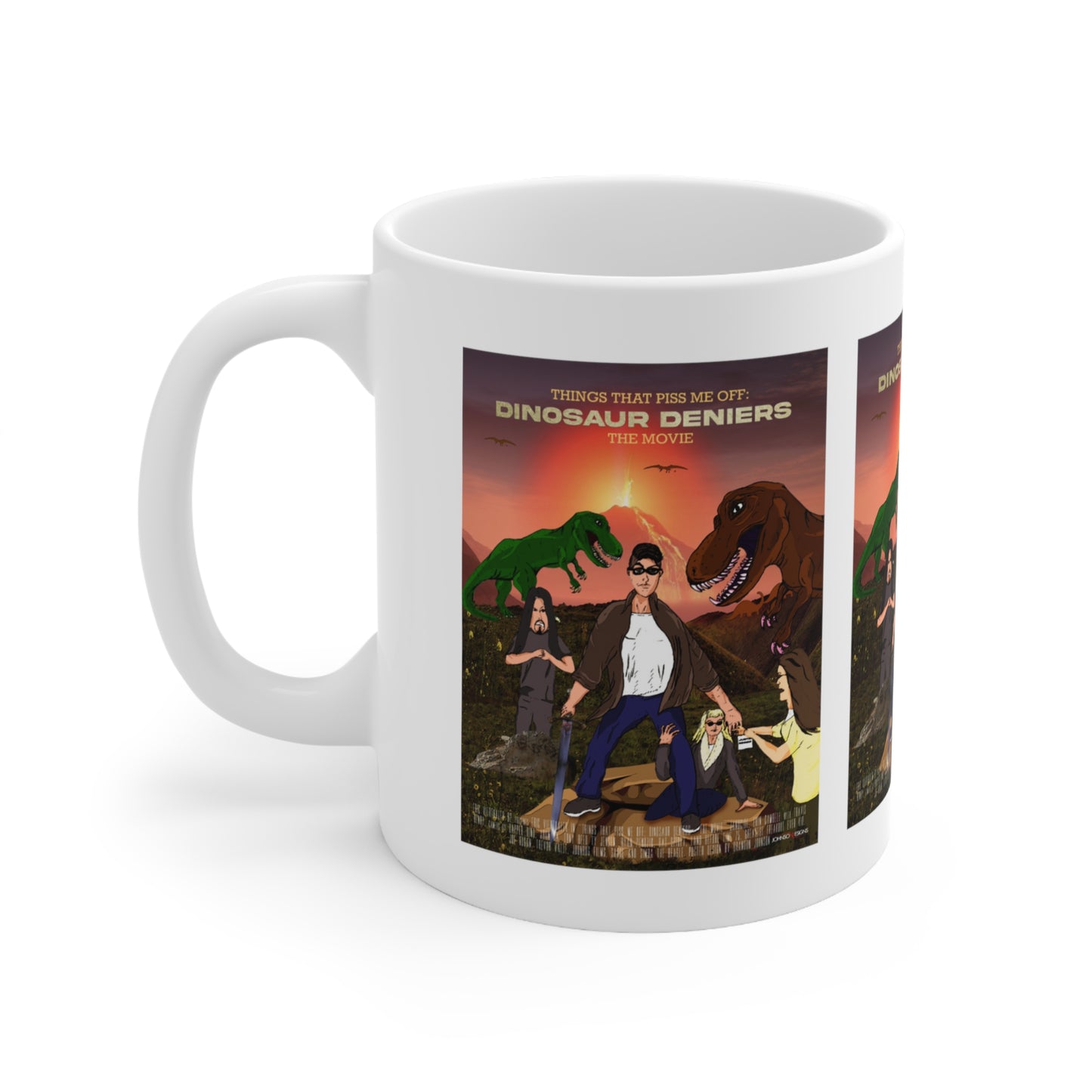 Dinosaur Deniers: The Movie Ceramic Mug 11oz