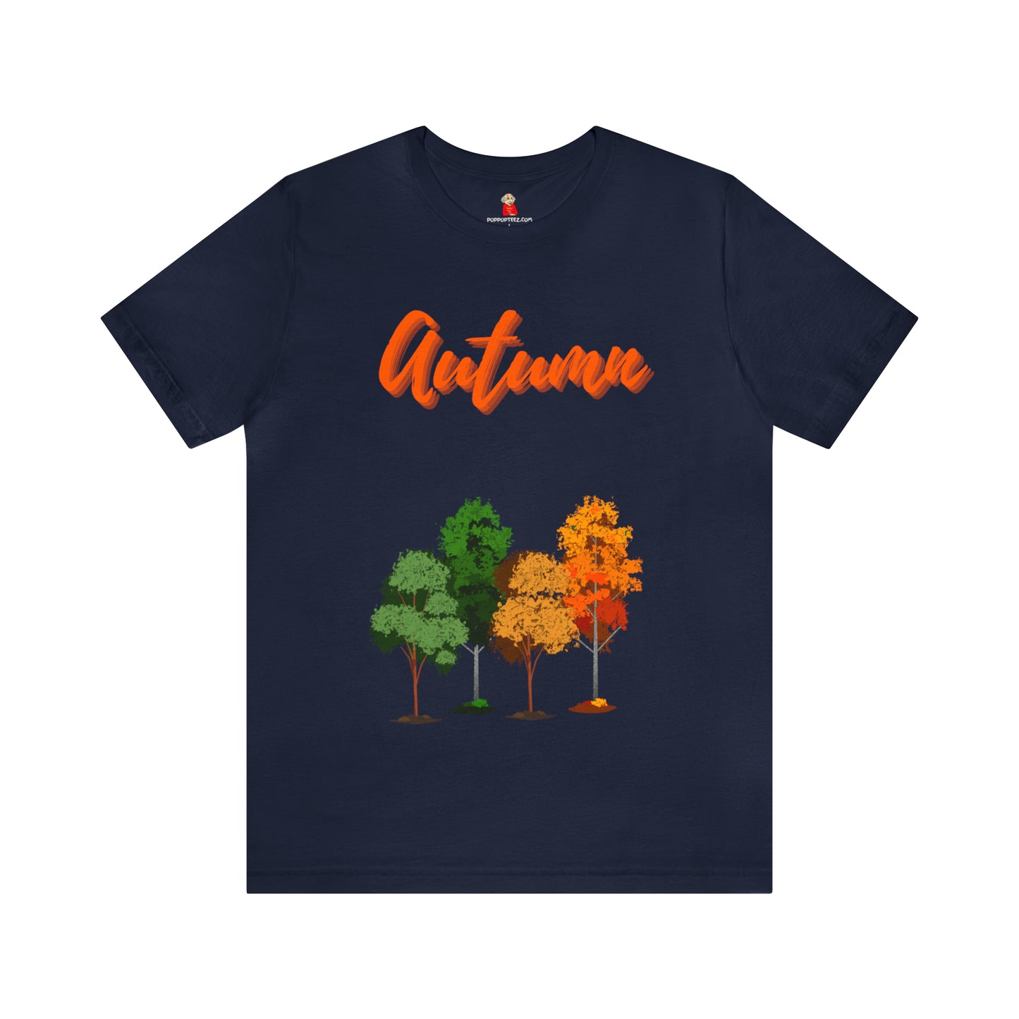 Autumn Trees Unisex Jersey Short Sleeve Tee