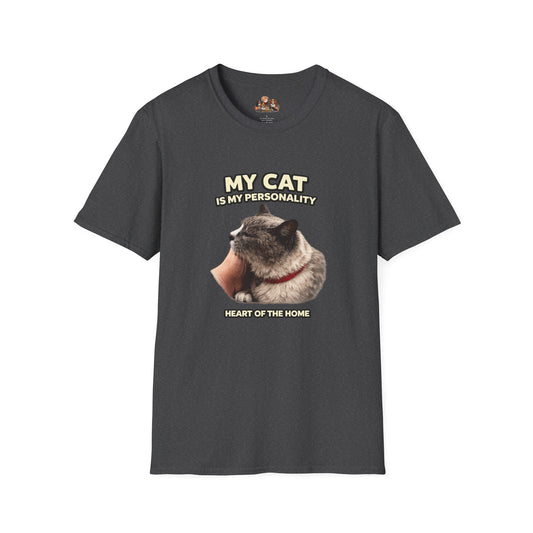 My Cat Is My Personality – "The Heart Of The Home" – Personalized Custom Cat Shirt