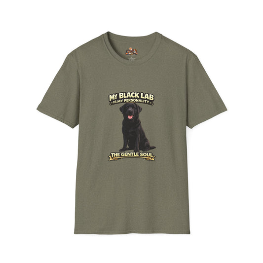 My Black Lab is My Personality – The Gentle Soul – Personalized Dog Breed Shirt