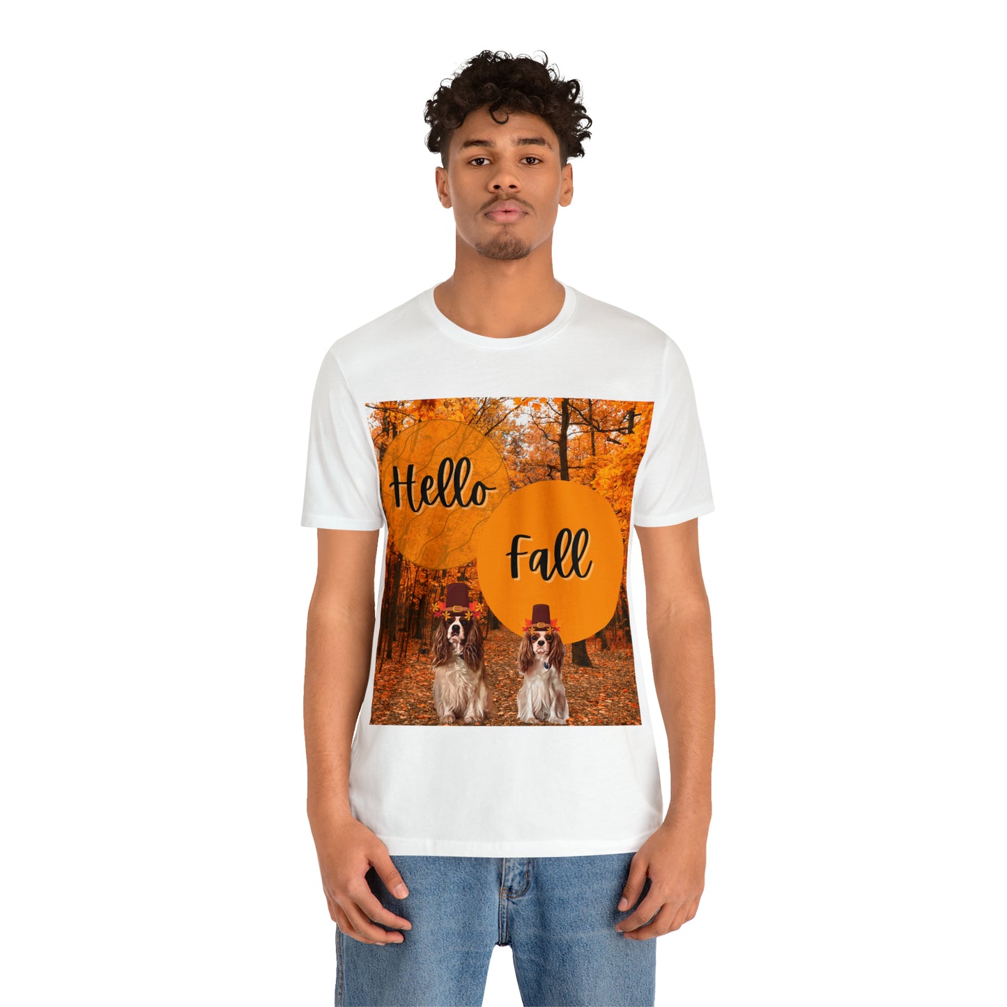 Barney and Opie Hello Fall Unisex Jersey Short Sleeve Tee