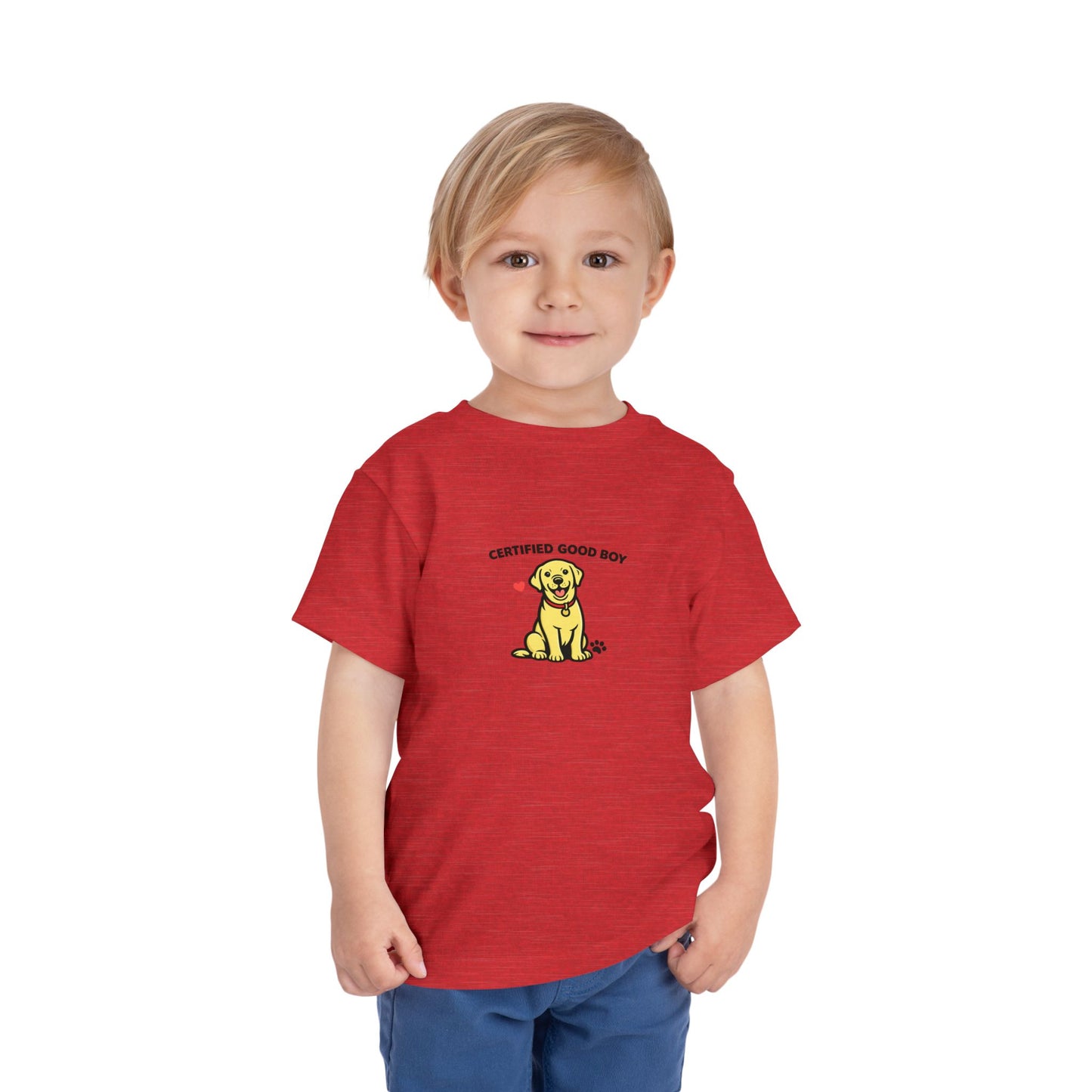 Certified Good Boy-- Toddler Dog Lover Tee