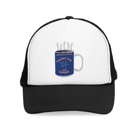 Talking Time With Caffeine Mesh Cap