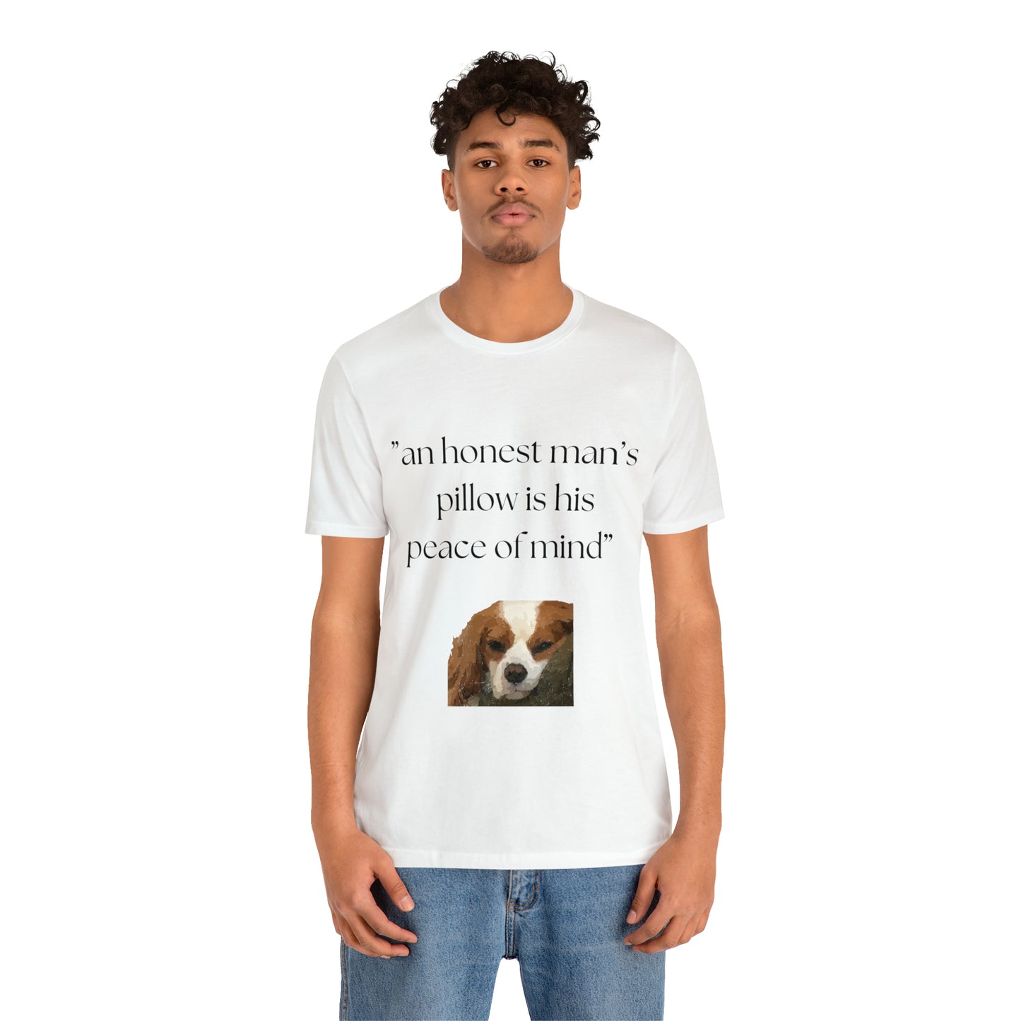 An Honest Man's Pillow Unisex Jersey Short Sleeve Tee