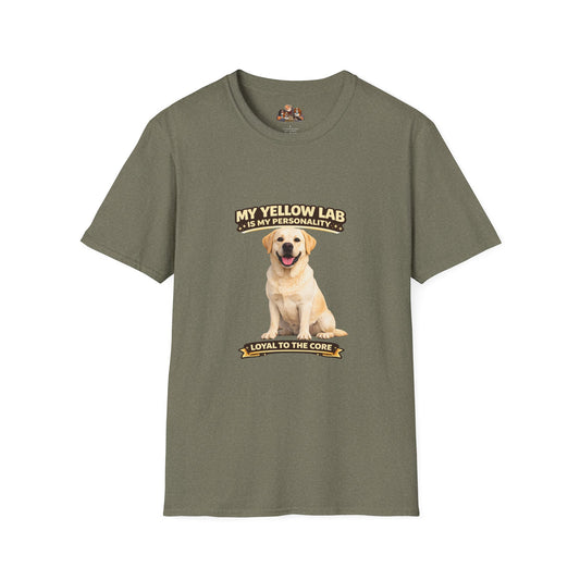 My Yellow Lab Is My Personality – Loyal To The Core – Personalized Dog Breed Shirt